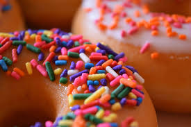 Photo of donut closeup